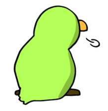 Kozakura-san a Peach-faced Lovebird sticker #3831110