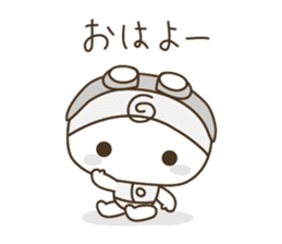 YURUMOCHI KINDERGARTEN Kid( white ) sticker #3831169