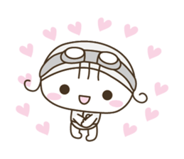 YURUMOCHI KINDERGARTEN Kid( white ) sticker #3831177