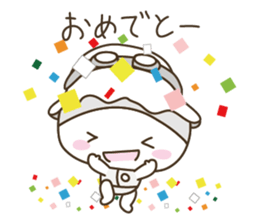 YURUMOCHI KINDERGARTEN Kid( white ) sticker #3831179