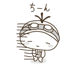 YURUMOCHI KINDERGARTEN Kid( white ) sticker #3831180