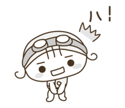 YURUMOCHI KINDERGARTEN Kid( white ) sticker #3831185