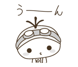 YURUMOCHI KINDERGARTEN Kid( white ) sticker #3831192