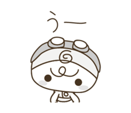 YURUMOCHI KINDERGARTEN Kid( white ) sticker #3831198