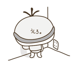 YURUMOCHI KINDERGARTEN Kid( white ) sticker #3831199