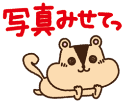 Selfish squirrel sticker #3831358