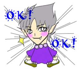 Devil of a cute child sticker #3831773