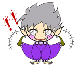 Devil of a cute child sticker #3831775