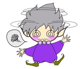 Devil of a cute child sticker #3831783