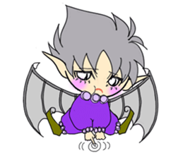 Devil of a cute child sticker #3831793