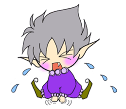 Devil of a cute child sticker #3831794