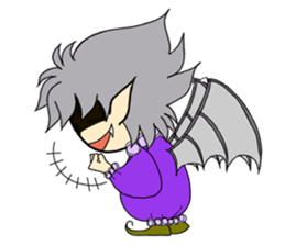 Devil of a cute child sticker #3831804