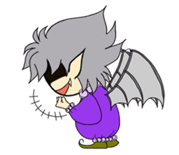 Devil of a cute child sticker #3831804