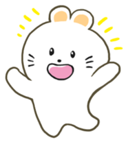 Pose of cute bear sticker #3832409