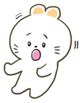 Pose of cute bear sticker #3832411