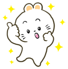 Pose of cute bear sticker #3832419