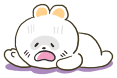 Pose of cute bear sticker #3832422