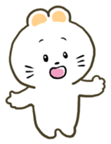 Pose of cute bear sticker #3832428