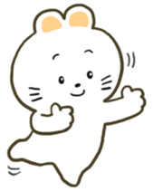 Pose of cute bear sticker #3832429