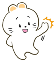 Pose of cute bear sticker #3832430