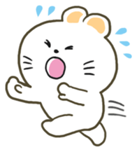 Pose of cute bear sticker #3832436
