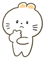 Pose of cute bear sticker #3832439