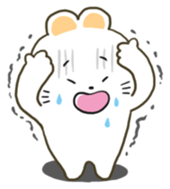 Pose of cute bear sticker #3832441