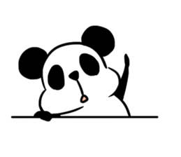 Lazy PANDAPAN sticker #3832670
