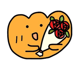 Sticker for the people who like bread sticker #3833306