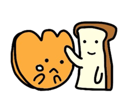 Sticker for the people who like bread sticker #3833326