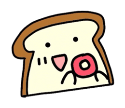 Sticker for the people who like bread sticker #3833341