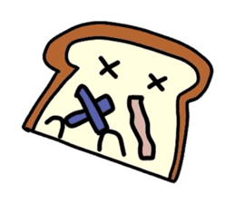 Sticker for the people who like bread sticker #3833342