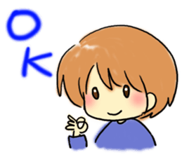 Marshmallow boy. sticker #3833343