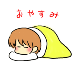 Marshmallow boy. sticker #3833346