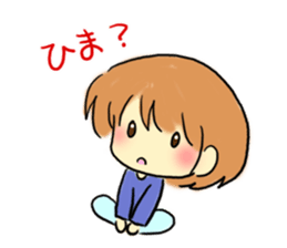 Marshmallow boy. sticker #3833356