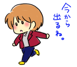 Marshmallow boy. sticker #3833365