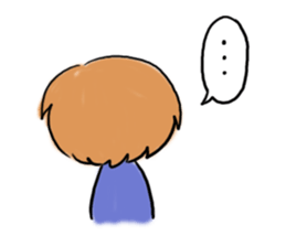 Marshmallow boy. sticker #3833371