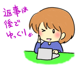 Marshmallow boy. sticker #3833375