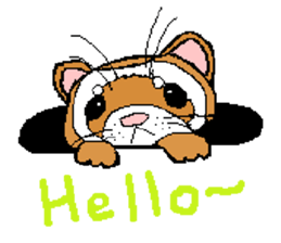 Ferret Maychan remake version sticker #3833463