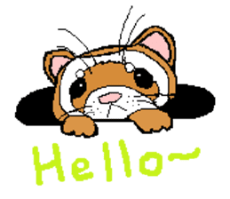 Ferret Maychan remake version sticker #3833463