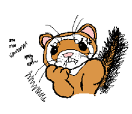 Ferret Maychan remake version sticker #3833468