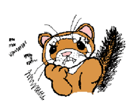 Ferret Maychan remake version sticker #3833468
