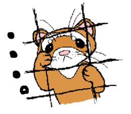 Ferret Maychan remake version sticker #3833471