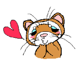 Ferret Maychan remake version sticker #3833472