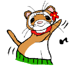 Ferret Maychan remake version sticker #3833476