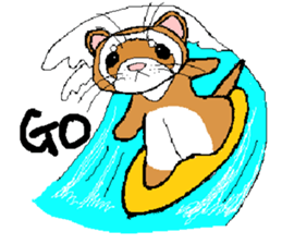 Ferret Maychan remake version sticker #3833485