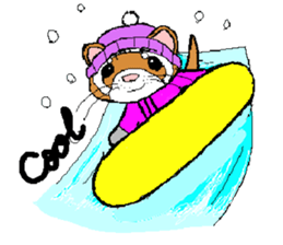 Ferret Maychan remake version sticker #3833486