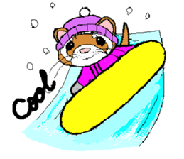 Ferret Maychan remake version sticker #3833486