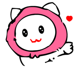 TomoQ's Kawaii White Cat sticker #3833971