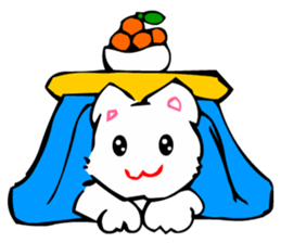 TomoQ's Kawaii White Cat sticker #3833982